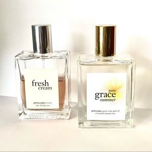 Philosophy Fragrances: Fresh Cream and Pure Grace Summer